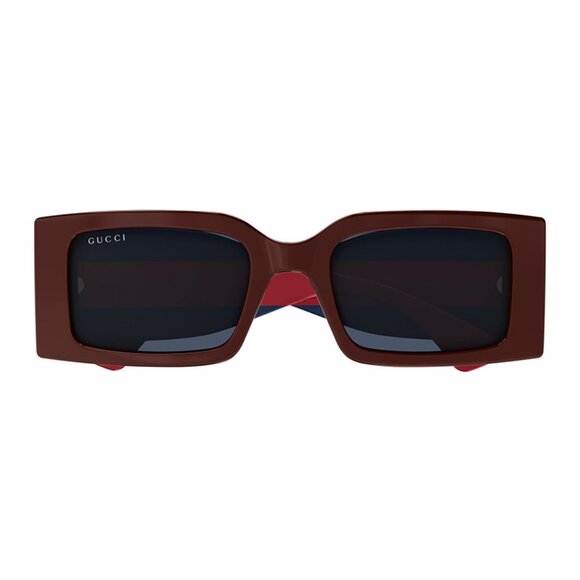 NEW GUCCI UNISEX SUNGLASSES GUCCI GG1860S 003 BURGUNDY/BLUE EYEWEAR - Picture 3 of 4